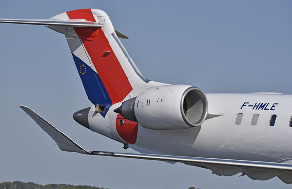 HOP CRJ-1000, Registration No. F-HMLE, at LFLX Airport